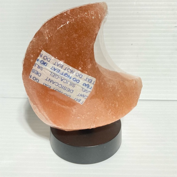 Himalayan Salt Lamp Mini Moon Battery Operated  3 x 4 inches - Picture 4 of 16
